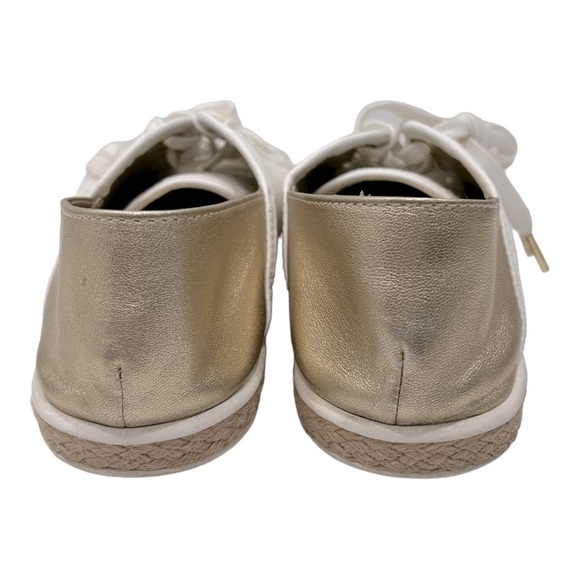 MICHAEL Michael Kors
Lace Up Espadrille Sneakers - Kristy Metallic Size 7 M - Picture 9 of 14